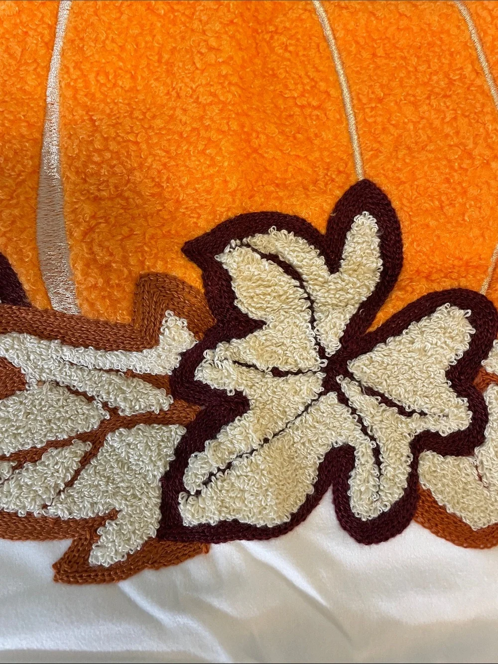 Orange Pumpkin Accent Pillow Covers - Set of 2 soft nwt